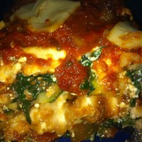 Vegetable Mina - Matzah "Lasagna"